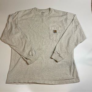 CARHARTT Original Fit long  sleeve cotton tee size Large